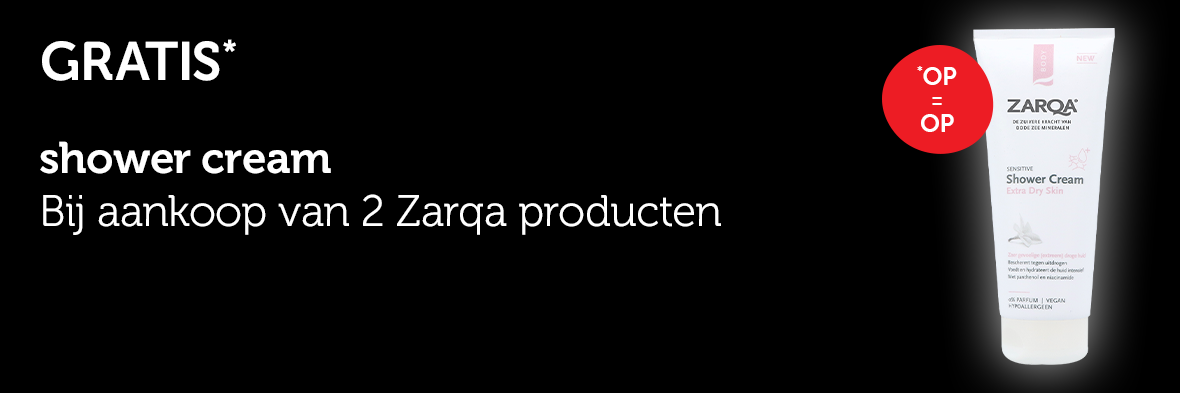 Gratis zarqa shower cream cadeau