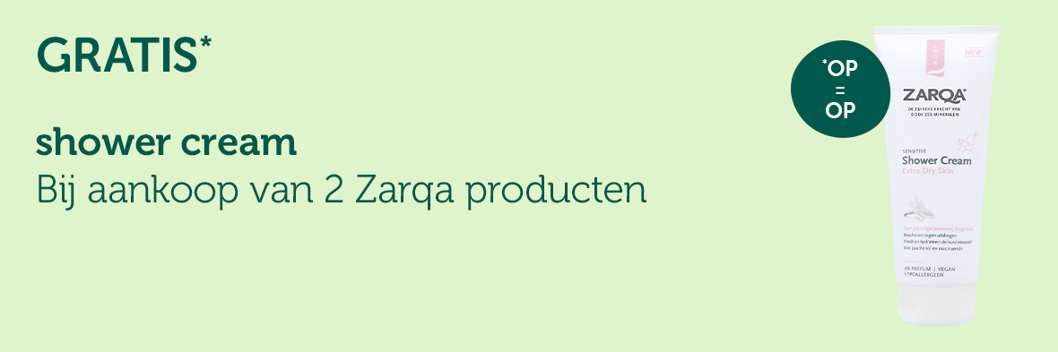 Gratis zarqa shower cream cadeau