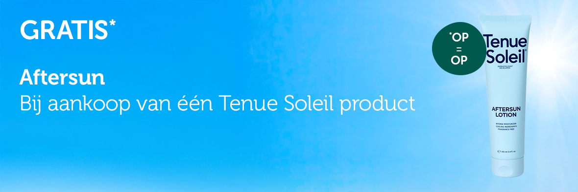 Bij aankoop van 1 Tenue de Soleil product ontvang je een gratis aftersun!* OP=OP