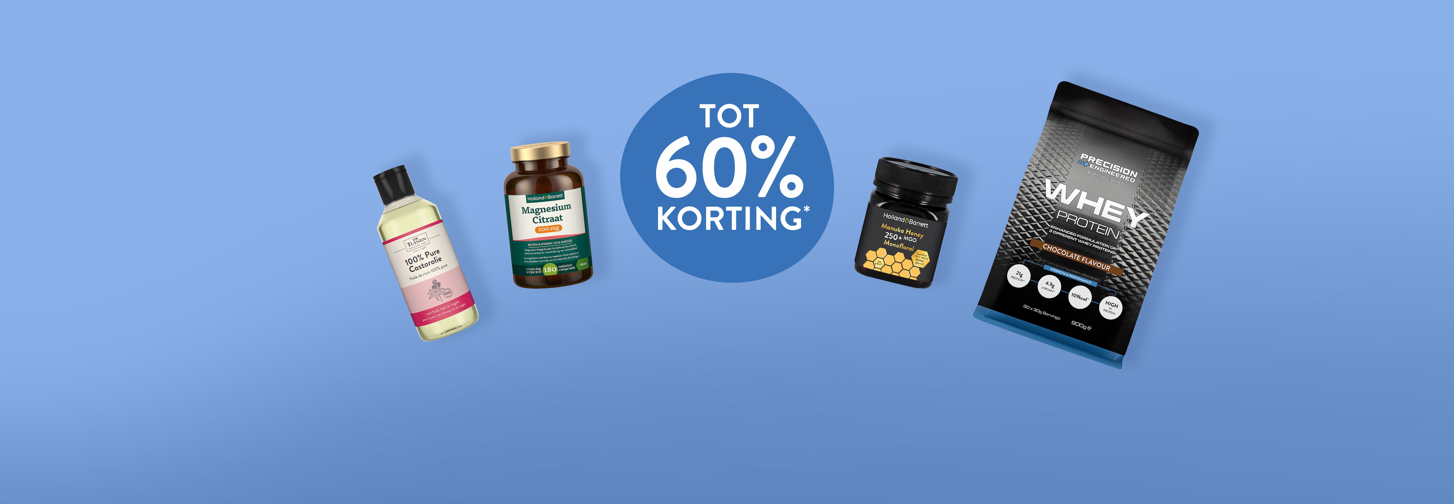 Holland & Barrett Shop nu de specials tot 60% korting!