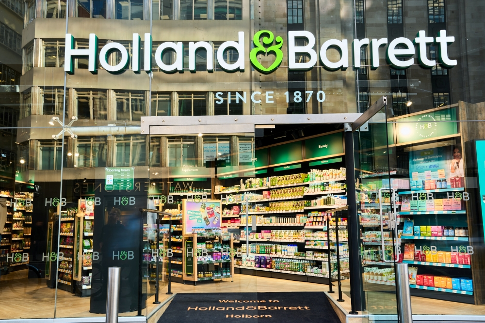 Holland and Barrett storefront