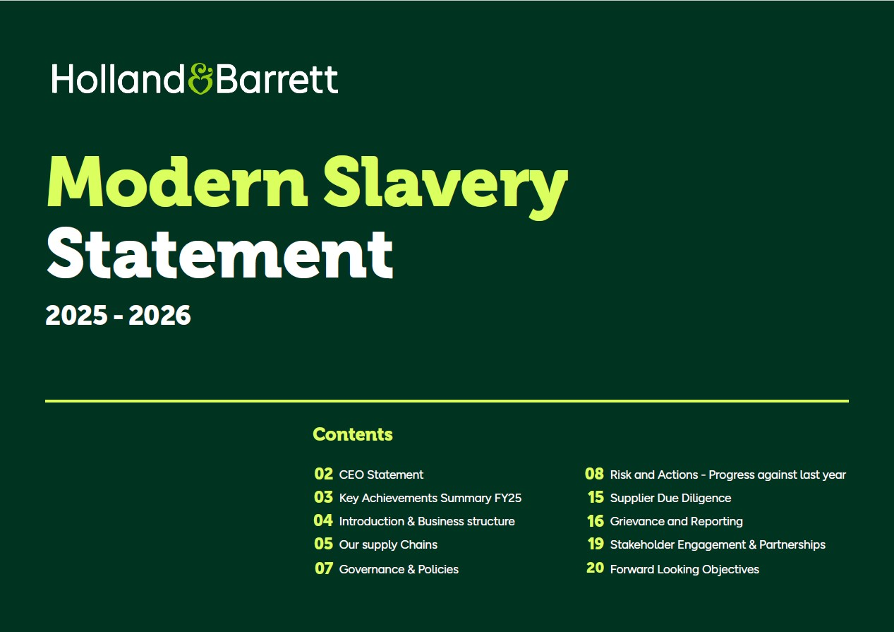 Modern Slavery Statement 2026