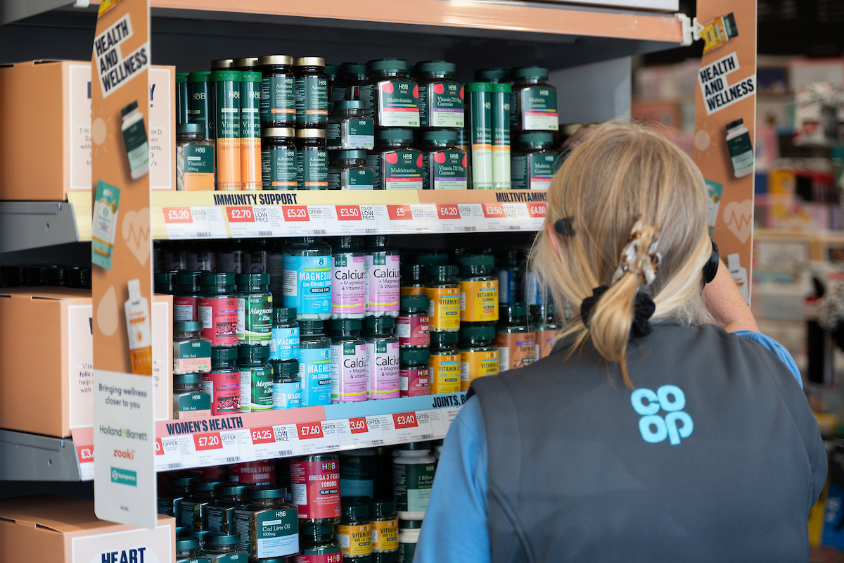 Holland and Barrett Co-op partnership