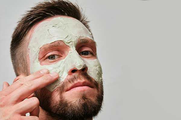 skin face mask selfcare male grooming clay mask mens skincare men's skincare