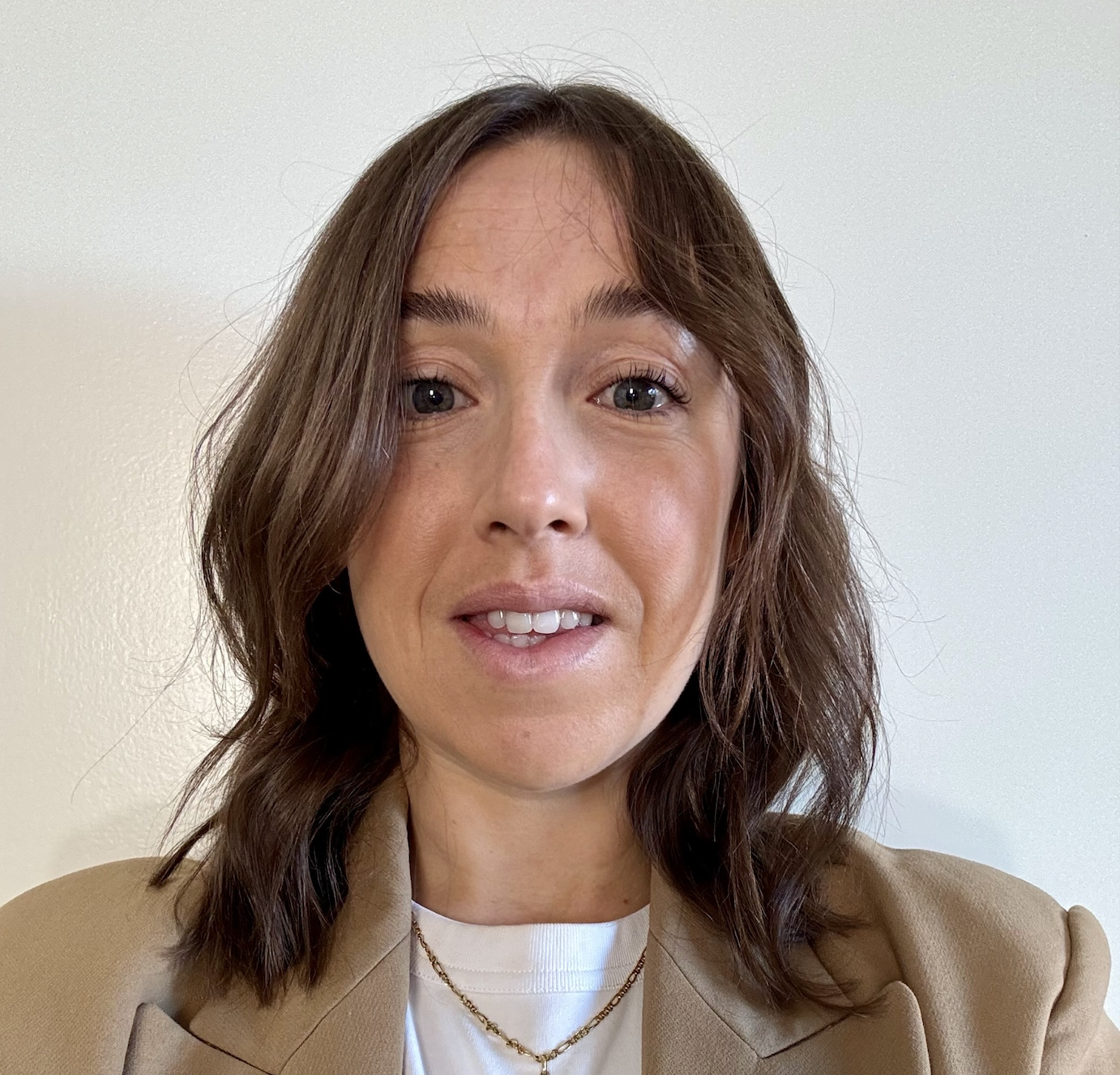 Photo of Jade Mitchell smiling at camera