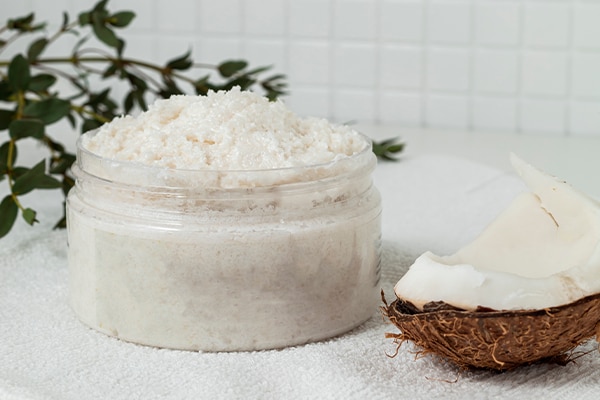 Homemade Coconut Sugar Body Scrub. Handmade Body Scrub