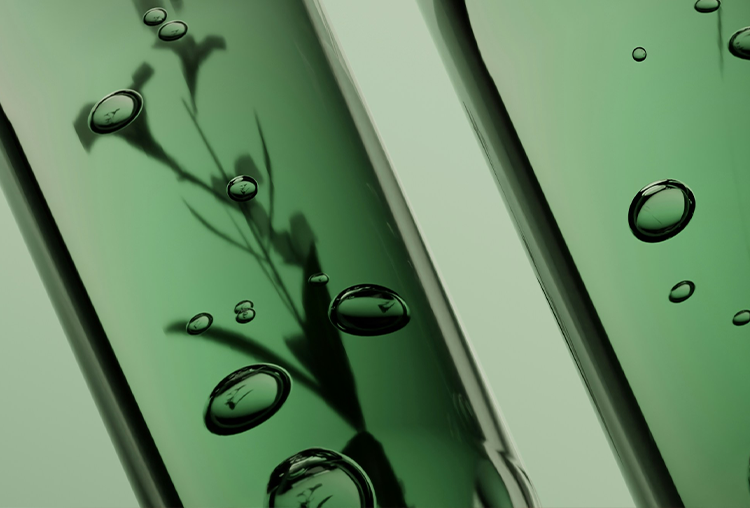 ingredients in a test tube