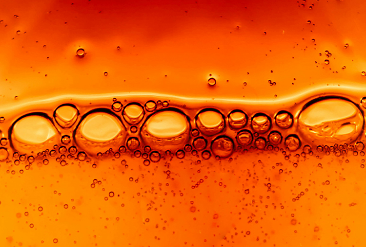Macro shot of manuka honey