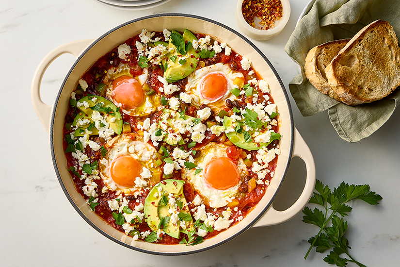 Gluten free turkish eggs breakfast
