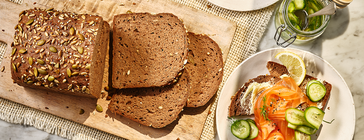 Gluten-free buckwheat and teff loaf
