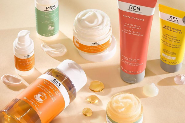 Ren products out on a counter