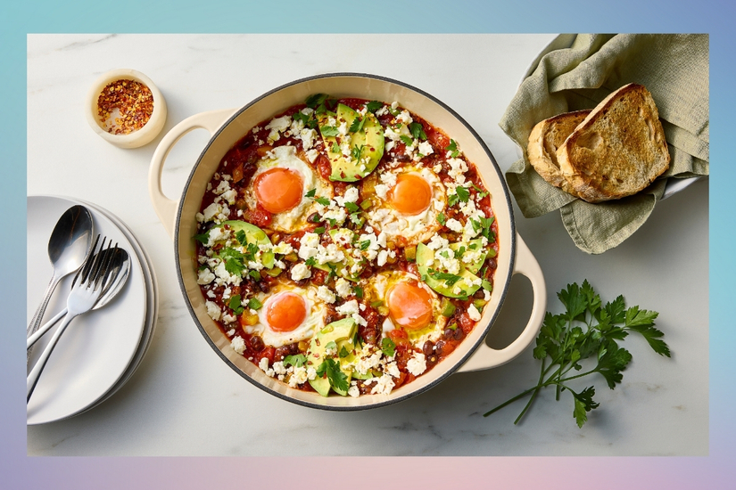 immunity supporting meal in a cooking dish