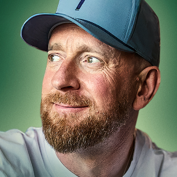 Bradley Wiggins smiling at camera