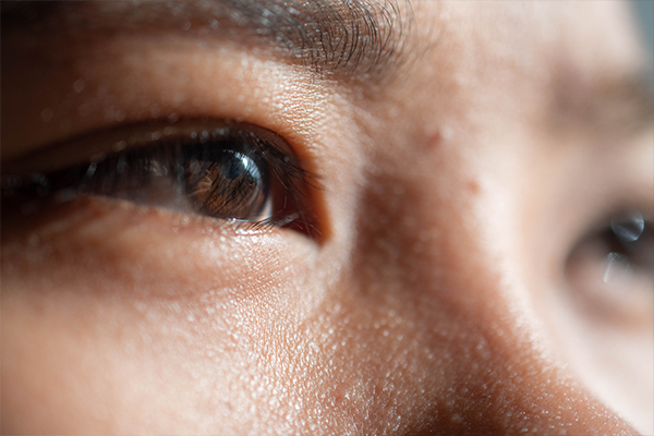 Close up of female eye