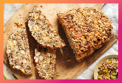 energy hub colour gradient highlighting gluten free daily bread recipe, recipes for energy