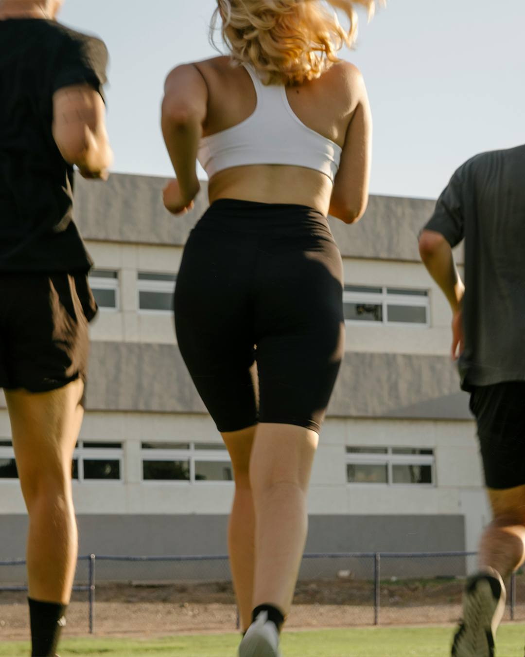 Running group in park