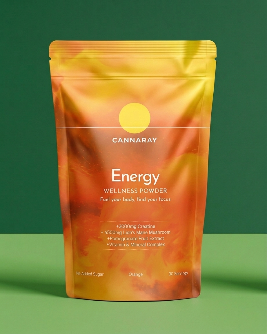 Pouch of superfood powder