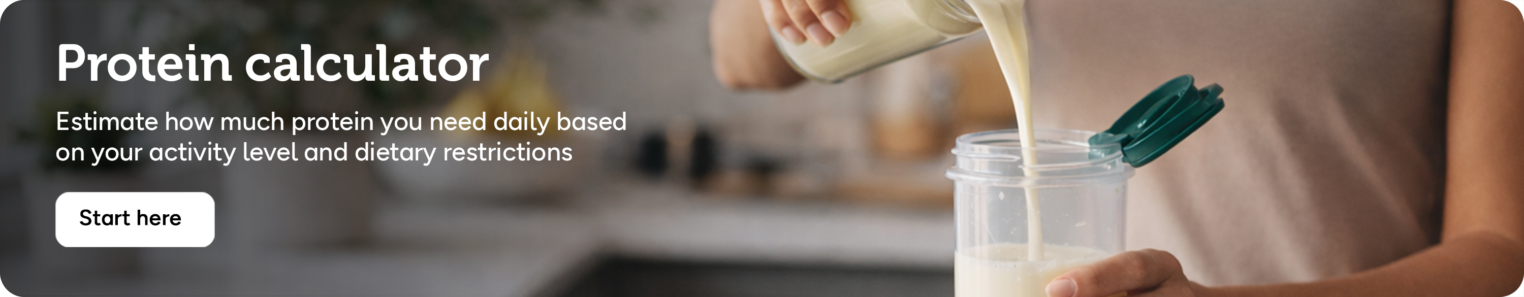 Estimate how much protein you need daily