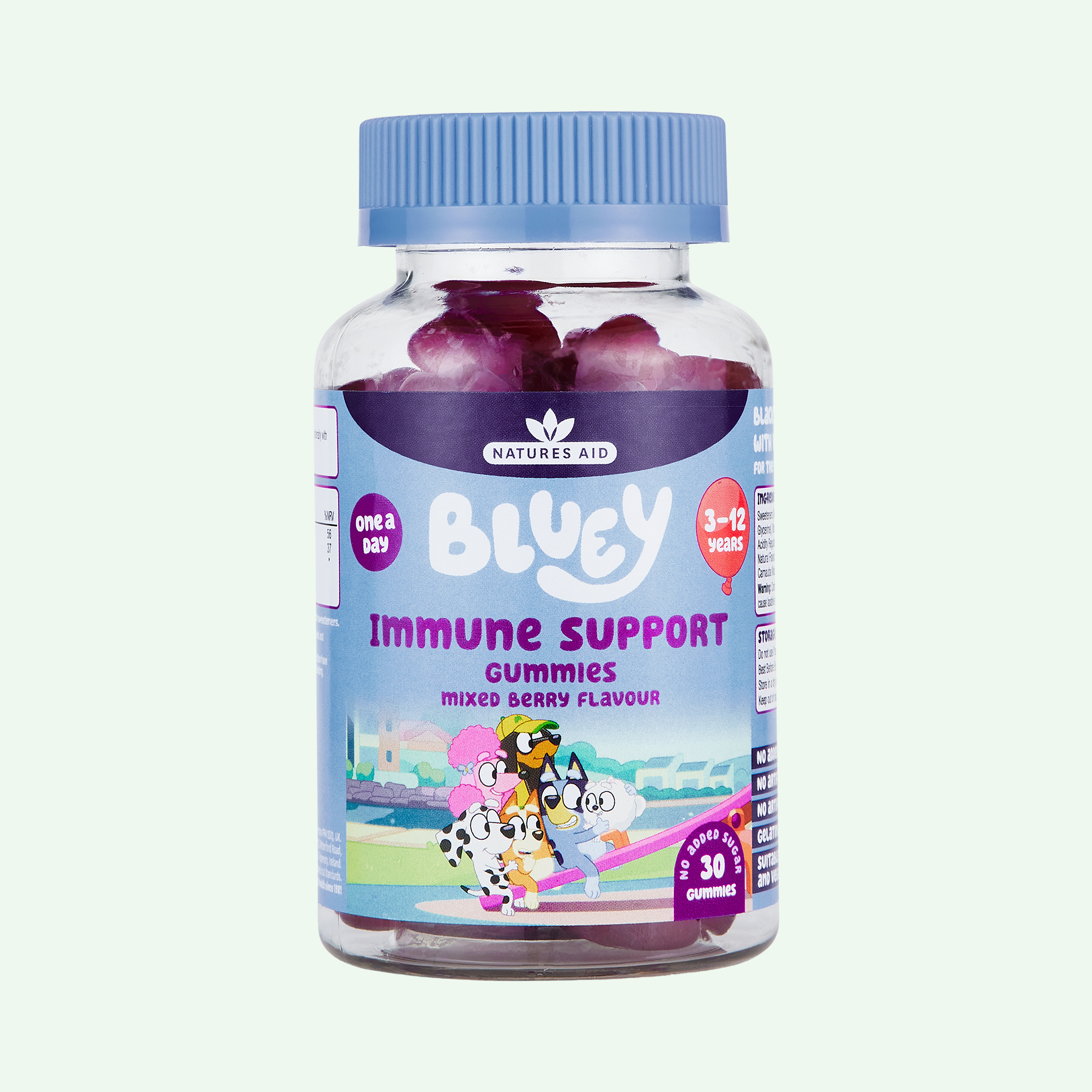Bluey immune support tablets
