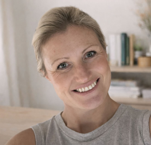 Katie Sanders smiling at camera