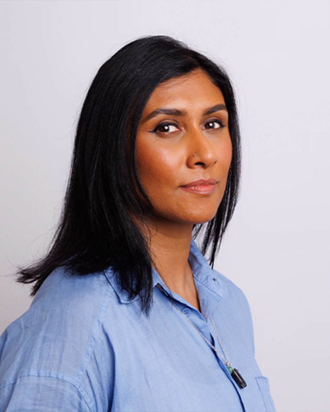 Female nurse looking at the camera