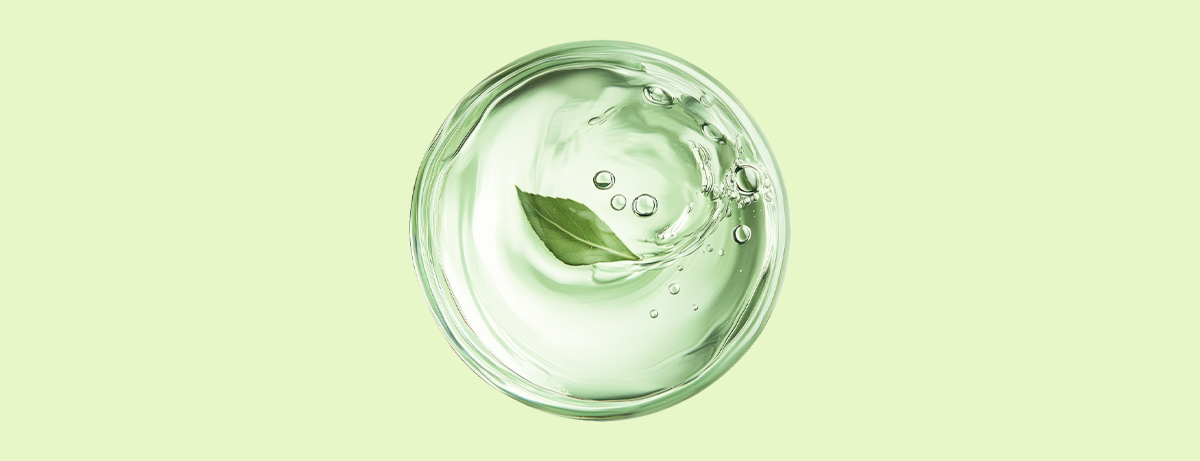 Neem oil with leaf in a pipette