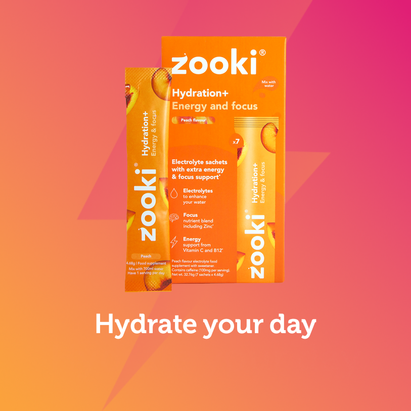 Selection of zooki hydration on energy background