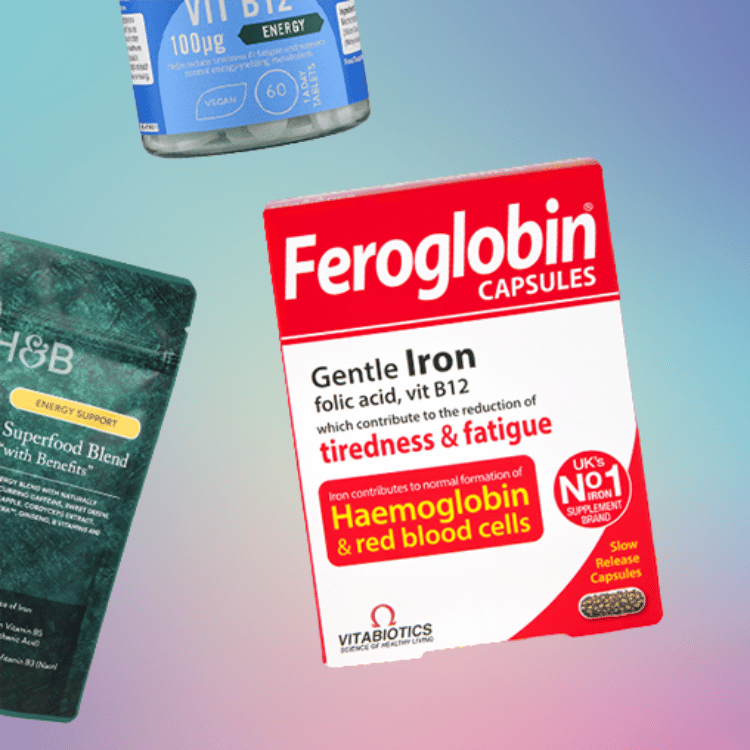 Selection of products on a grad background