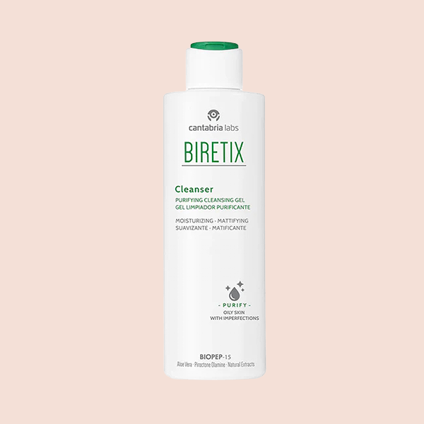 Skincare beauty product on a pink background