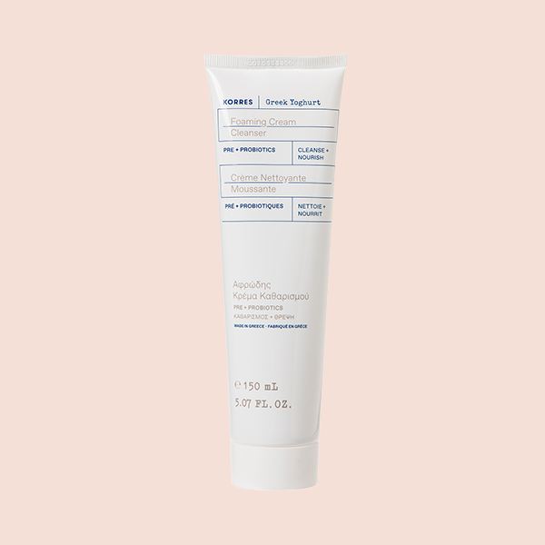 Skincare beauty product on a pink background