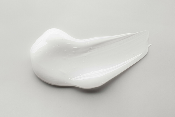 rosacea cream on white background