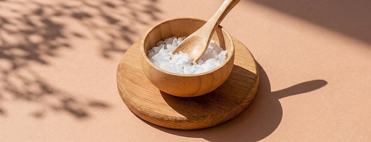 Bowl of epsom salts