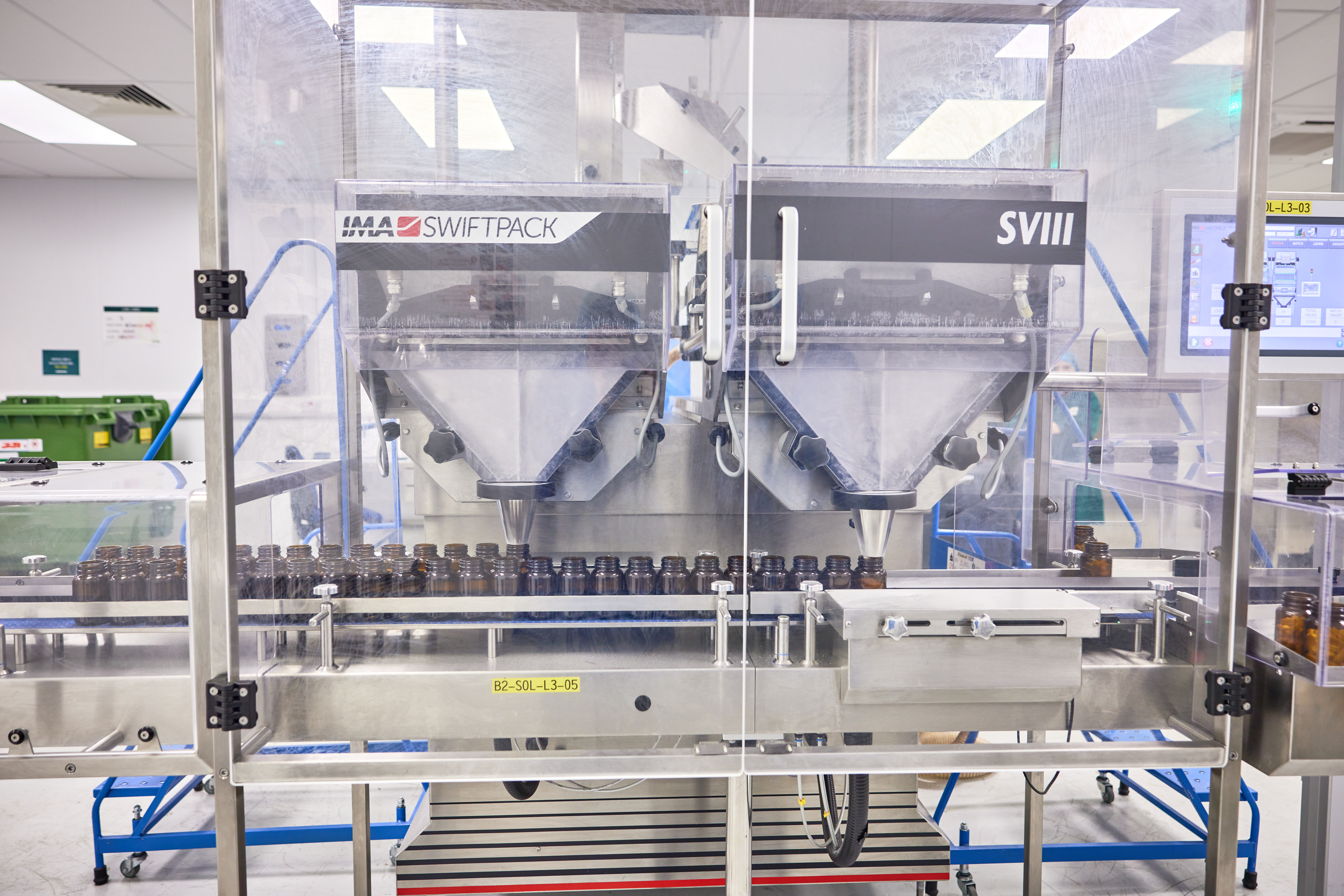 Air Rinser and Pill Counter