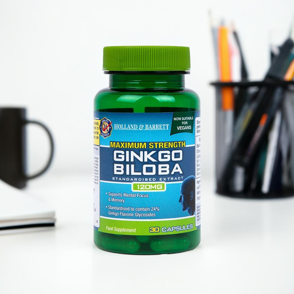 Holland & Barrett Maximum Strength Ginkgo Biloba 120mg 30 Capsules image 1