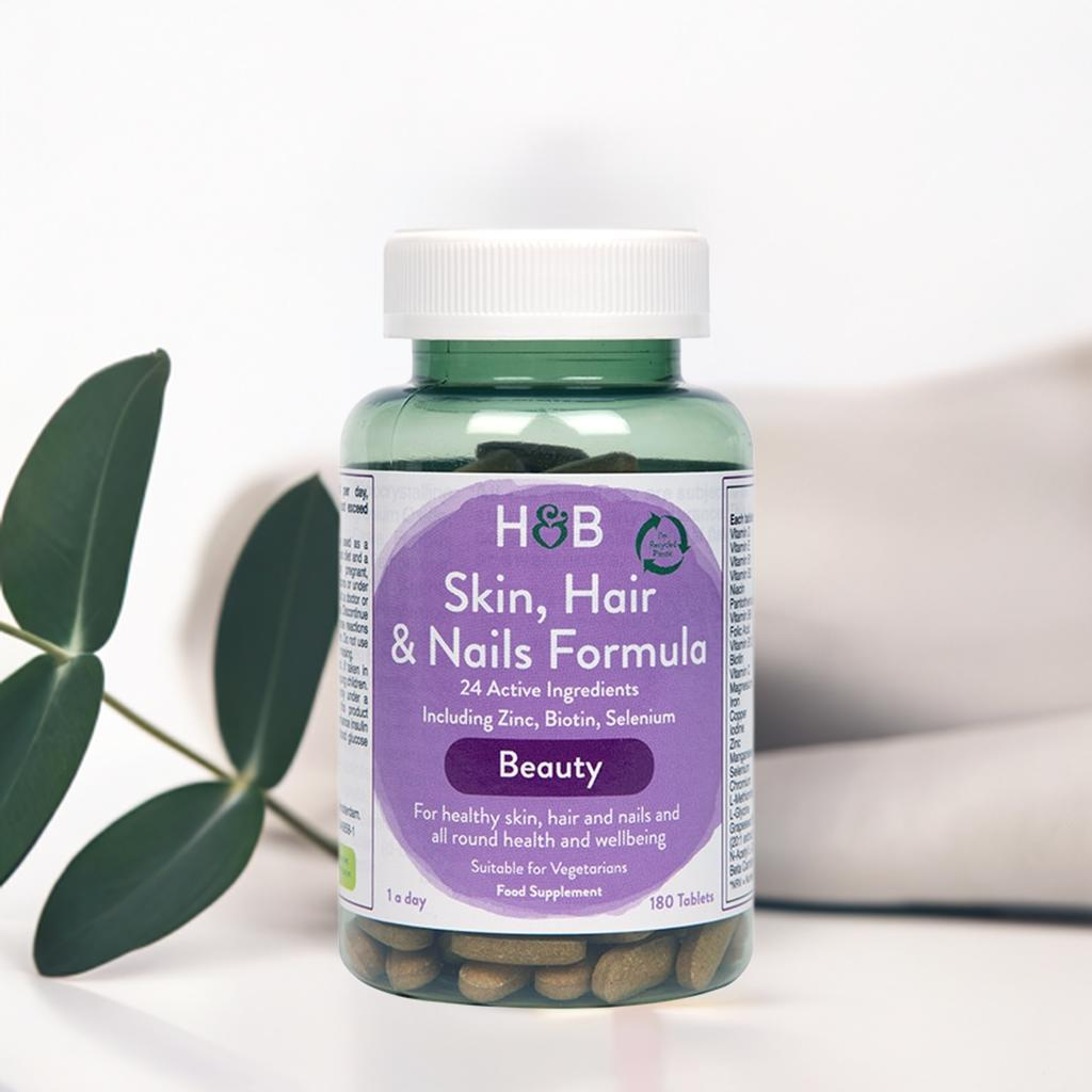 Holland & Barrett Skin, Hair & Nails Formula 180 Tablets image 1