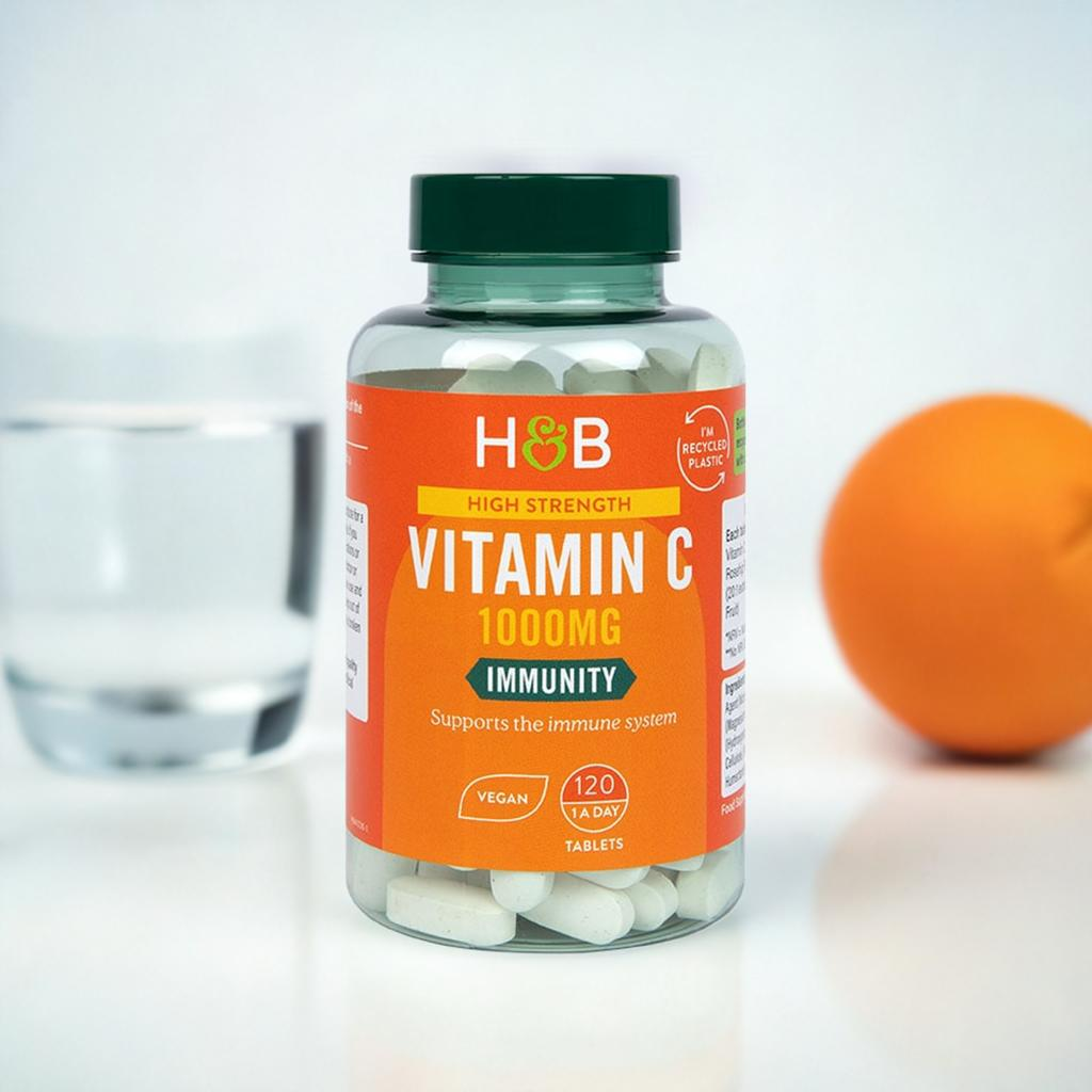 Holland & Barrett Vitamin C 1000mg 120 Tablets image 1
