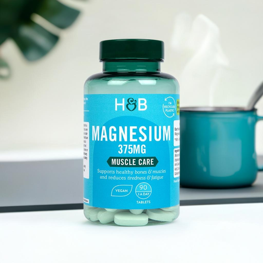 Holland & Barrett Magnesium 375mg 90 Tablets image 1