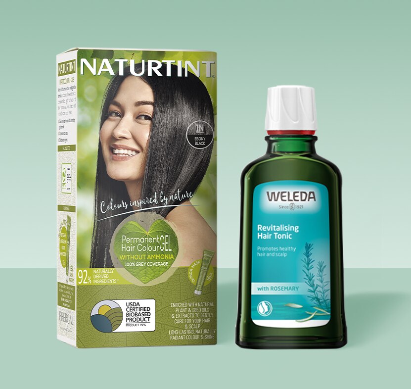 naturtint hair dye and weleda hair tonic