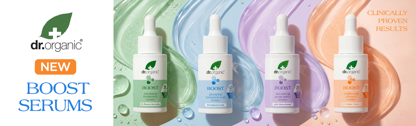 Dr Organic Hero Banner Brand Page