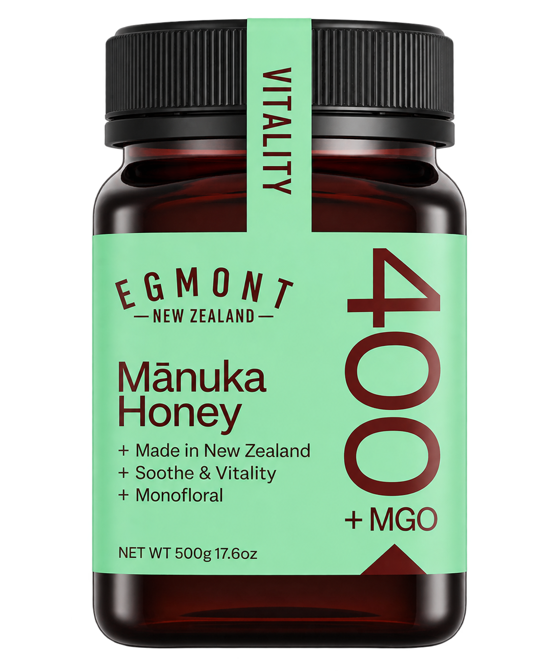 Egmont Honey Monofloral Manuka Honey MGO 400+ 500g