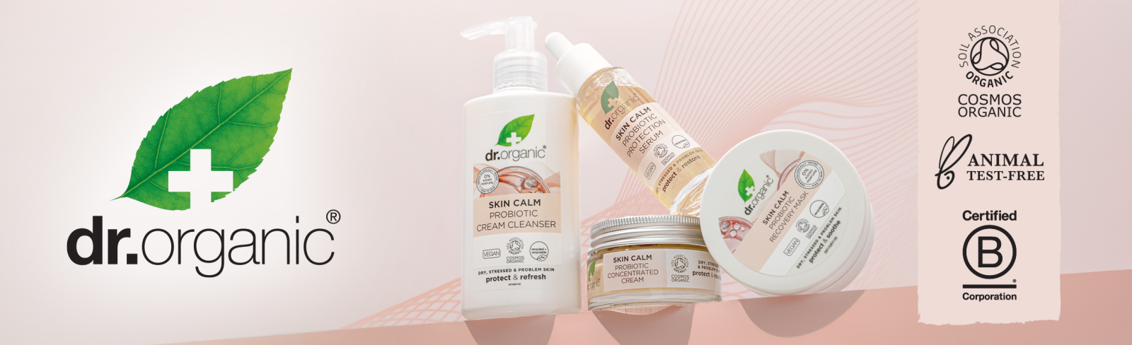 Dr Organic Hero Banner Brand Page