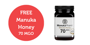 Free Manuka Honey MGO 70 Content Global Banner