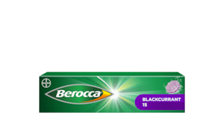 Berocca Energy Effervescent Tablets Blackcurrant 15 Tablets