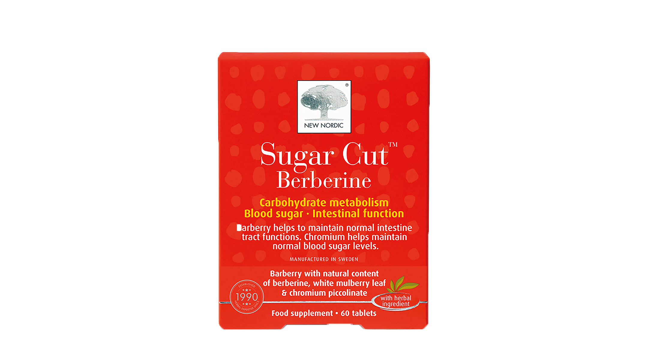 New Nordic Sugar Cut Berberine 60 Tablets