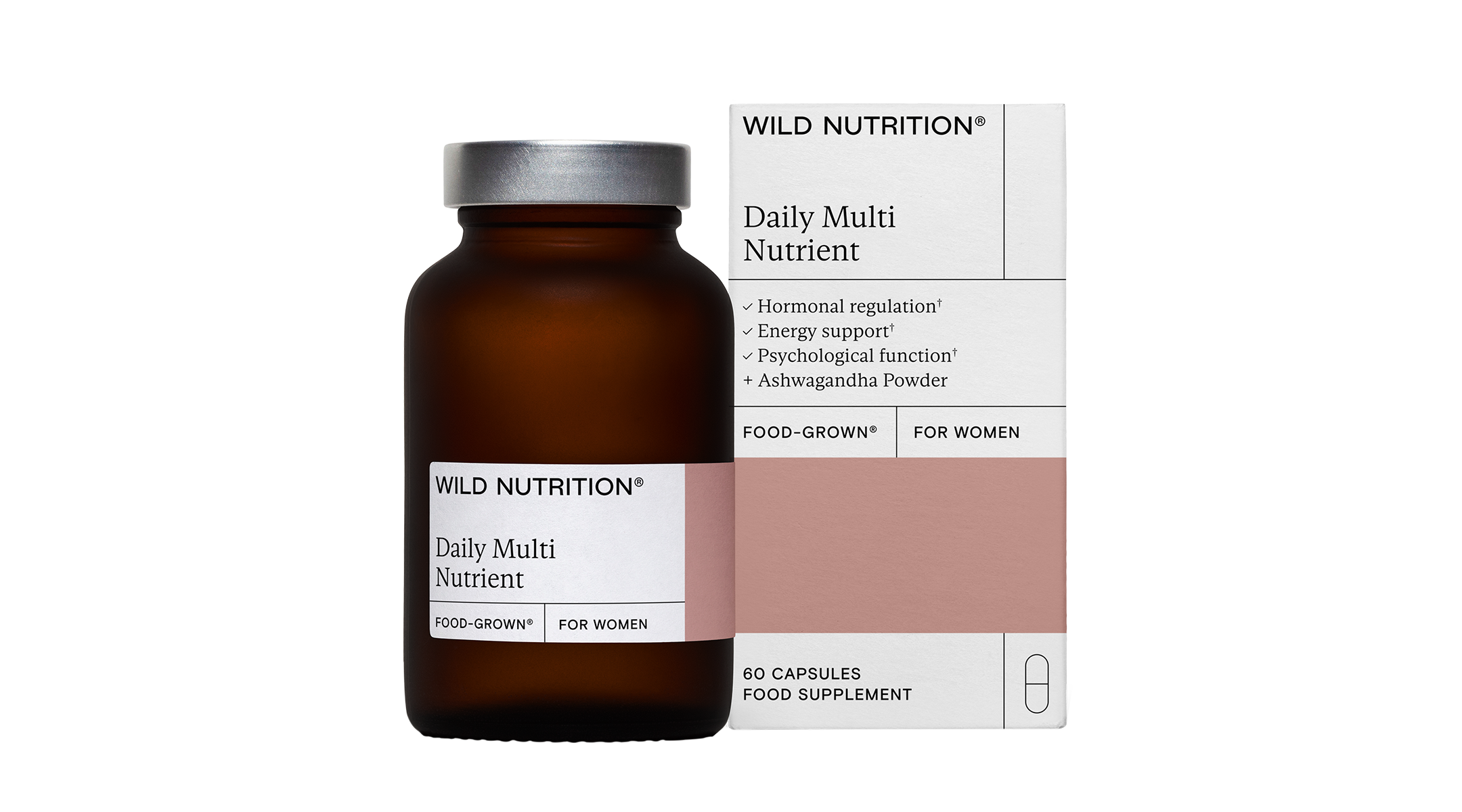 Wild Nutrition Food Grown Daily Multi Nutrient for Women 60 Capsules