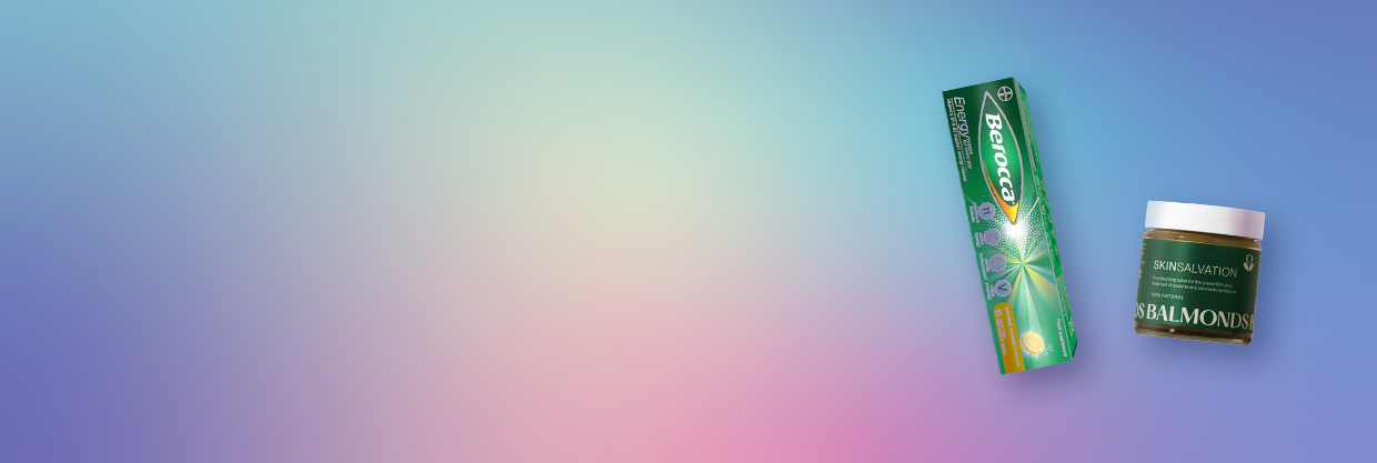 Berocca Energy Effervescent Tablets Orange 15 Tablets, Balmonds Skin Salvation 50ml