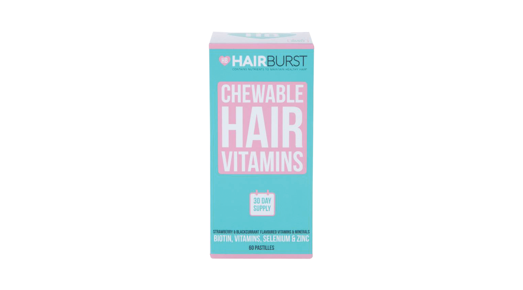 Hairburst Chewable Hair Vitamins 30 Day Supply 60 Pastilles