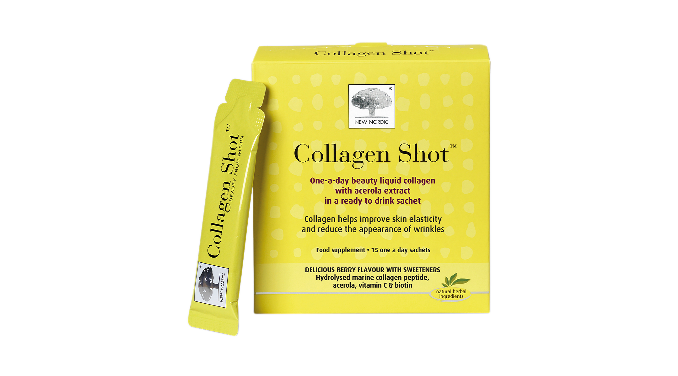 New Nordic Collagen Shot 15 Sachets