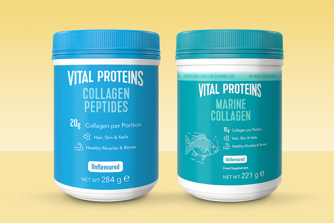 051532 VP Collagen Peptides 284g 051534 VP Marine Collagen 221g