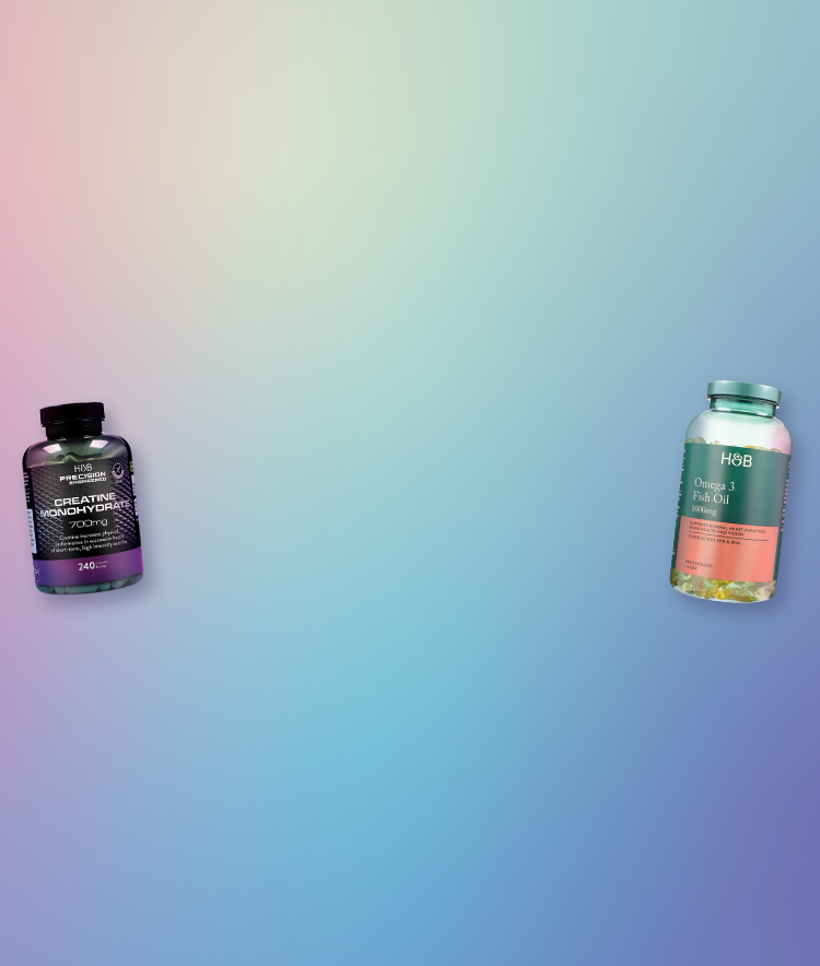 Creatine Monohydrate 700mg 240 Capsules, Holland & Barrett Omega 3 Fish Oil 1000mg 240 Capsules